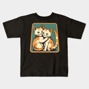 Cats Cuddling Kids T-Shirt